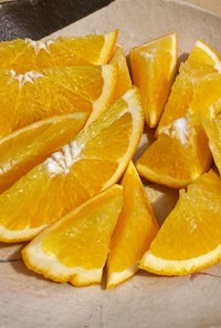 オレンジの切り方