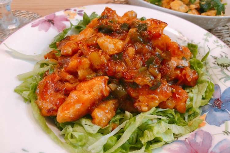 ふわふわぷりぷり 鶏胸肉のチリソース レシピ 作り方 By An Nagohan クックパッド 簡単おいしいみんなのレシピが360万品