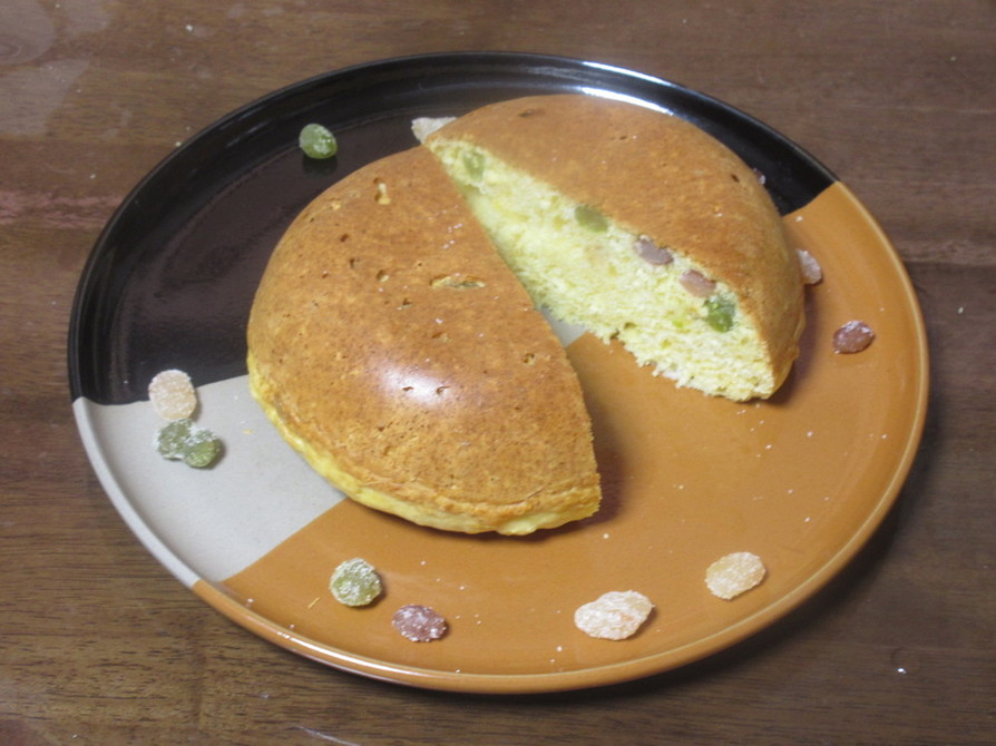 HMと甘納豆の簡単ケーキ♪♪(炊飯器）の画像
