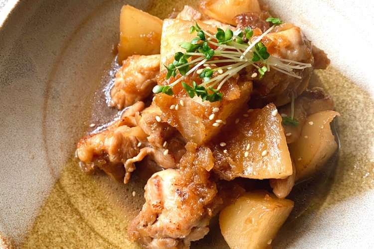 時短 メイン材料2つのとり大根煮 レシピ 作り方 By Taechi309 クックパッド 簡単おいしいみんなのレシピが352万品