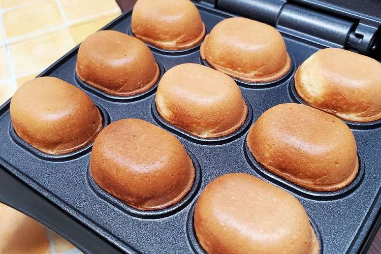 ベビーカステラメーカーで両面綺麗に焼く術 レシピ 作り方 By お肌の曲り角 クックパッド 簡単おいしいみんなのレシピが375万品