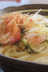 釜玉わさびバターだし醤油うどん