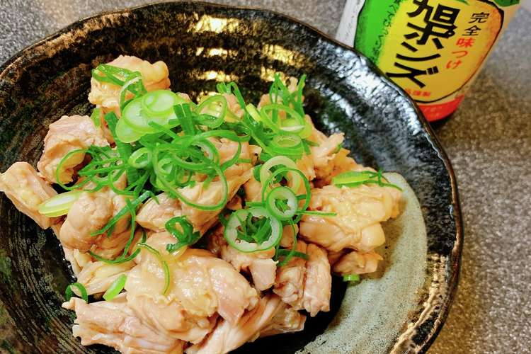 おつまみに せせりポン酢 レシピ 作り方 By M Fam クックパッド 簡単おいしいみんなのレシピが352万品
