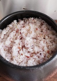 土鍋で炊く☆雑穀米♪