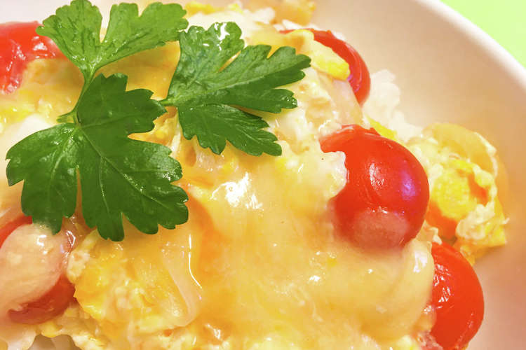 新発見 おしゃれイタリアン トマトとじ丼 レシピ 作り方 By ハミング バード クックパッド 簡単おいしいみんなのレシピが360万品