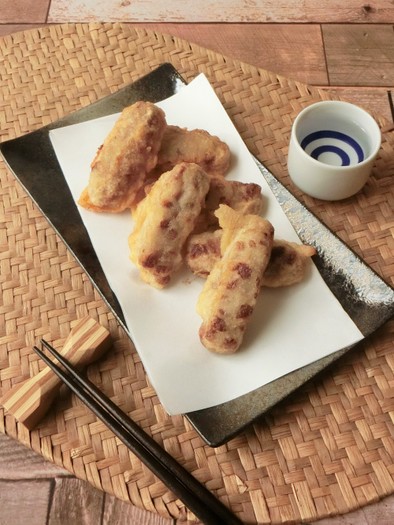 冷凍納豆のスティック天ぷらの写真
