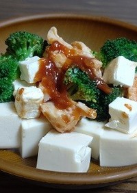 豆腐サルササラダ