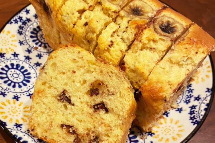 簡単バナナチョコパウンドケーキ レシピ 作り方 By Nkクッキング クックパッド 簡単おいしいみんなのレシピが352万品