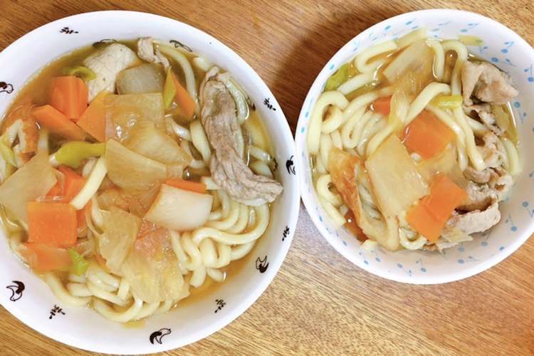 子どもとお昼 あごだしつゆで楽旨うどん レシピ 作り方 By Joymoon クックパッド 簡単おいしいみんなのレシピが360万品