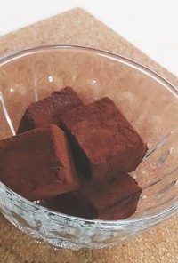 ブランデー香る生チョコレート