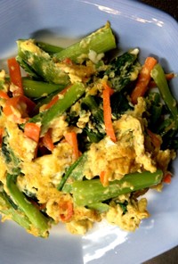 ささっと簡単、栄養満点！小松菜の卵とじ