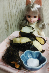 リカちゃん♡自然薯(とろろ)海苔包み揚げ