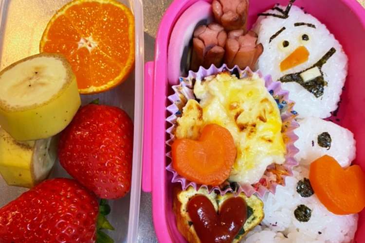 3歳児 オラフお弁当 レシピ 作り方 By ふ か クックパッド 簡単おいしいみんなのレシピが353万品