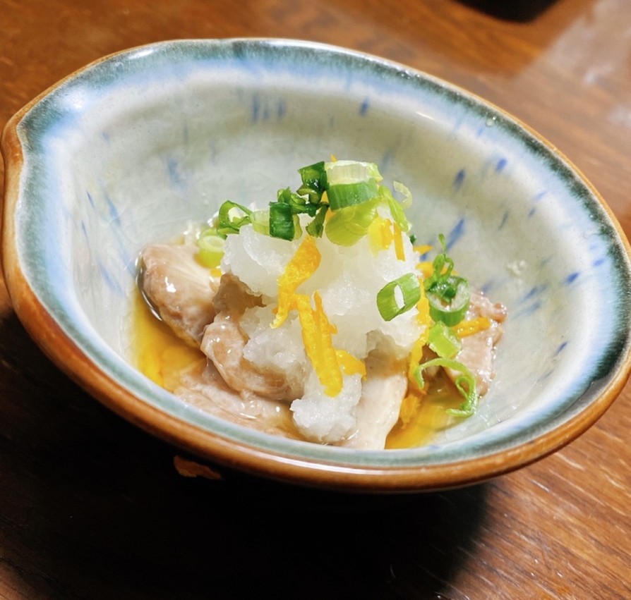 簡単　ナマコの下処理✨柚子風味　三杯酢の画像