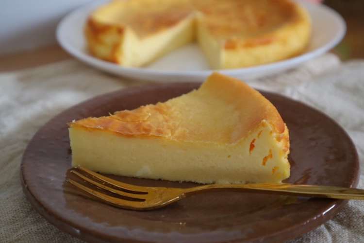 簡単しっとりベイクドチーズケーキ レシピ 作り方 By ましゅぷに クックパッド 簡単おいしいみんなのレシピが350万品