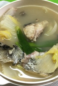 簡単魚白菜スープ