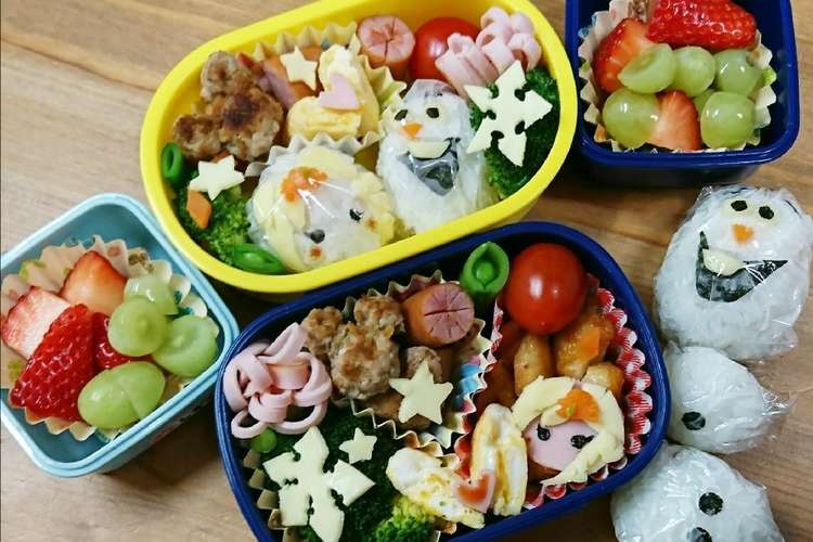 アナ雪 キャラ弁 オラフとエルサ レシピ 作り方 By Sa Ya Mama クックパッド 簡単おいしいみんなのレシピが360万品