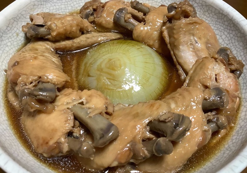 玉ねぎ丸ごと♪圧力鍋で手羽先の甘酢煮込み by クッキングシニアZ3 【クックパッド】 簡単おいしいみんなのレシピが