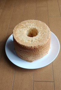 ふわもちっ！三温糖で作るシフォンケーキ