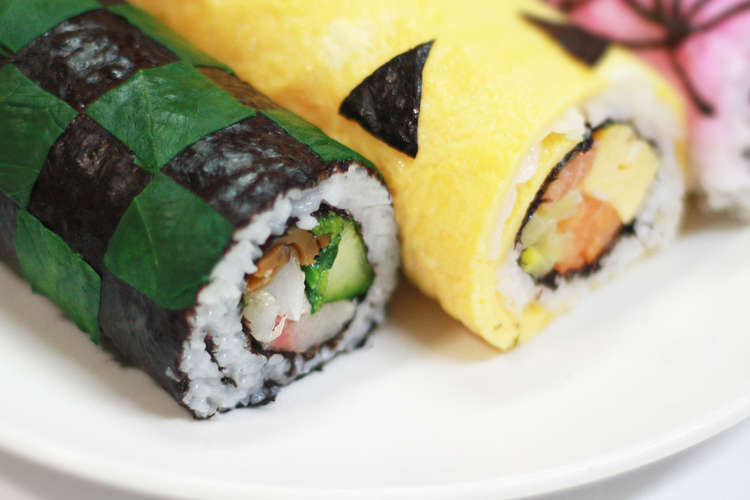 海苔屋さんの和柄恵方巻き レシピ 作り方 By 株式会社風雅 クックパッド 簡単おいしいみんなのレシピが360万品