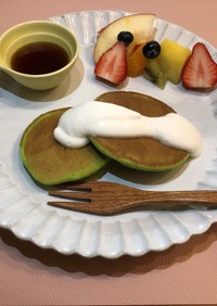 【農業女子】小松菜パンケーキ
