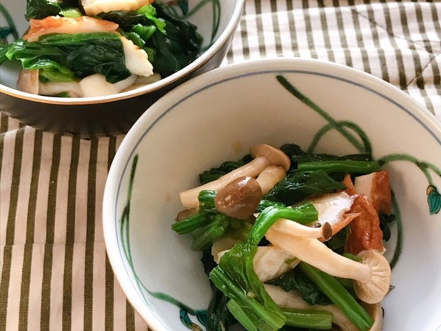 ほうれん草とシメジ のわさび和え レシピ 作り方 By 塩じゃけ クックパッド 簡単おいしいみんなのレシピが358万品
