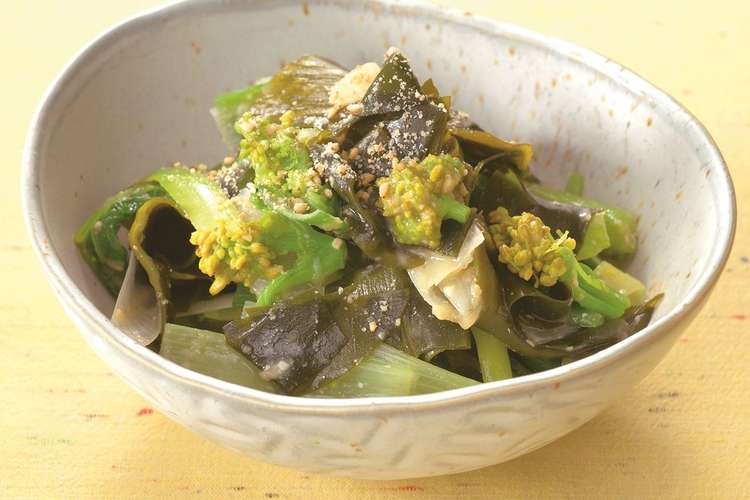 わかめと菜の花の酢味噌和え レシピ 作り方 By ｊａふれあい食材宅配 クックパッド 簡単おいしいみんなのレシピが370万品