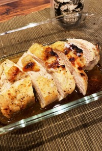 楽ちん♩鶏胸肉のオーブン焼き！