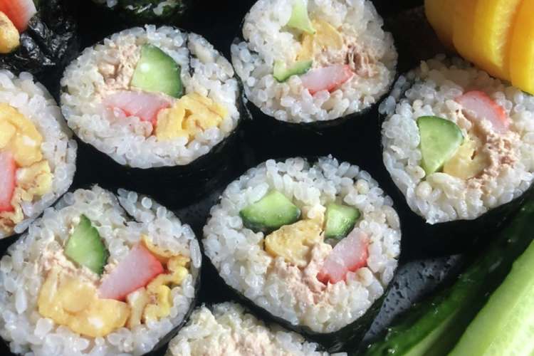 ツナマヨの巻物 レシピ 作り方 By クックsr5mv6 クックパッド 簡単おいしいみんなのレシピが367万品