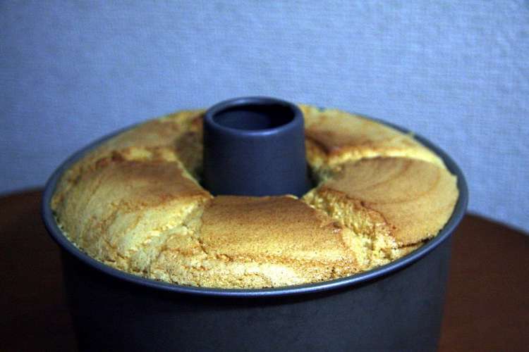 １７cm型のキャラメルシフォンケーキ レシピ 作り方 By Kumap クックパッド
