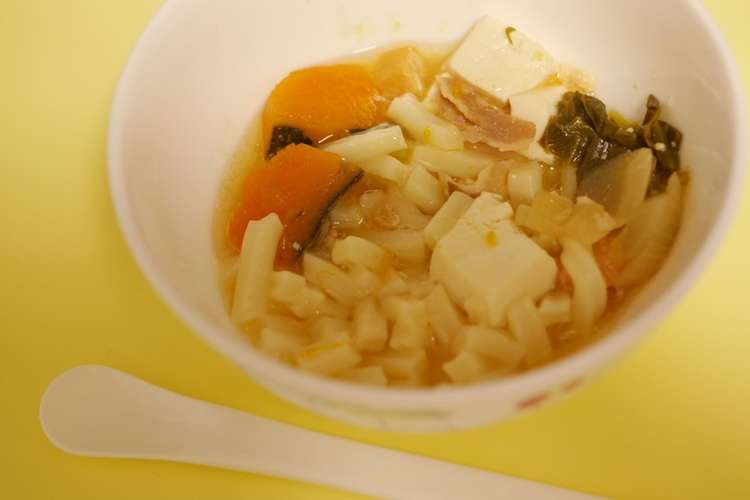 離乳食後期 幼児食 みそ煮込みうどん レシピ 作り方 By まりえ 栄養士 クックパッド 簡単おいしいみんなのレシピが376万品