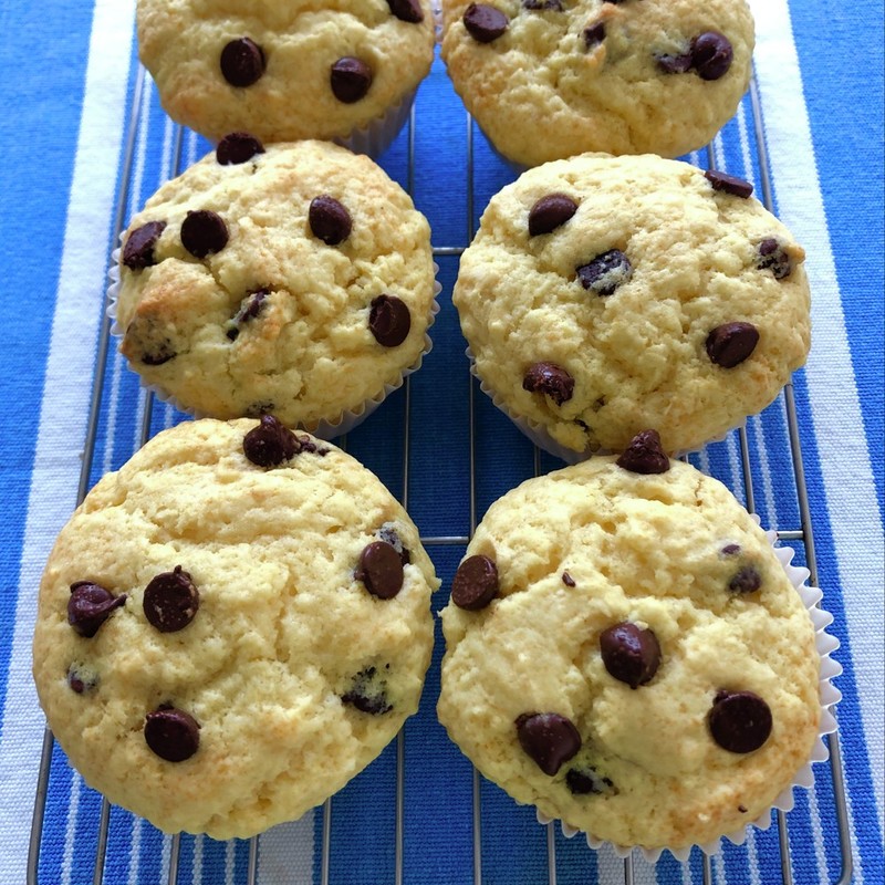 チョコレート愛好家のチョコレートチップマフィンのレシピ
