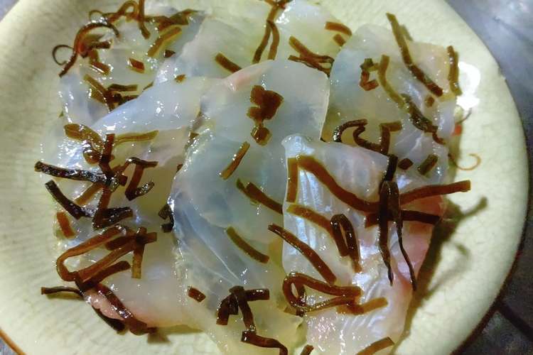 超簡単 ヒラメ刺身 白身 の昆布締め レシピ 作り方 By シルマロ クックパッド 簡単おいしいみんなのレシピが362万品