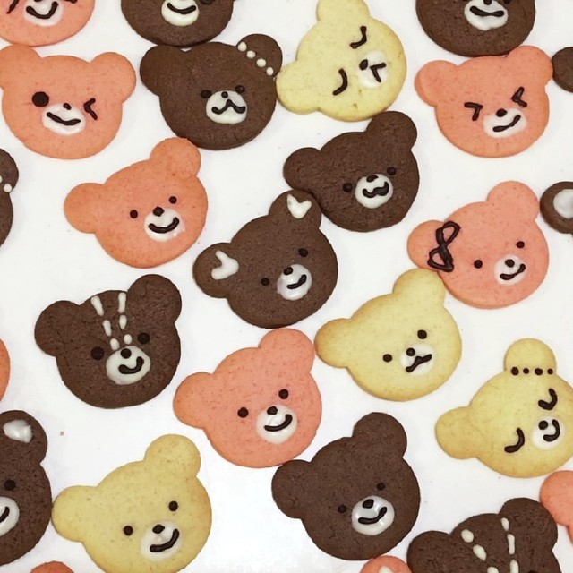 型抜きクッキー 可愛い3色クマちゃん レシピ 作り方 By Mii Sama クックパッド 簡単おいしいみんなのレシピが349万品