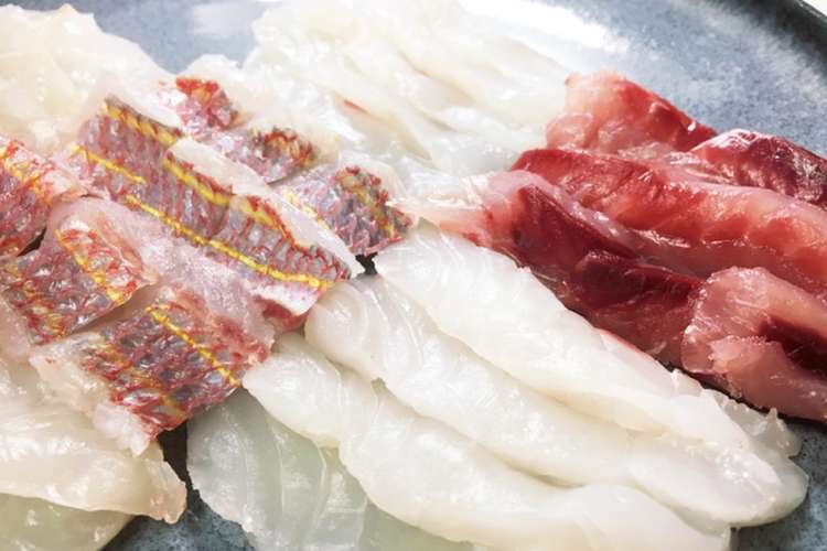 尾鷲沖の真鯛 イトヨリ ハチビキの刺身 レシピ 作り方 By Cookjay クックパッド 簡単おいしいみんなのレシピが358万品