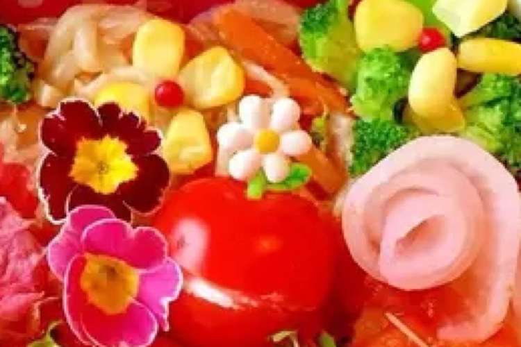 コーンとピンクペッパー お花デコに レシピ 作り方 By Lunadrop クックパッド 簡単おいしいみんなのレシピが358万品