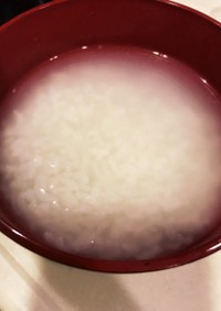 白飯で作る簡単白がゆ