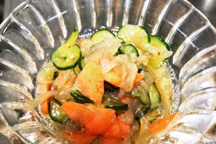 コリコリ中華くらげの酢の物 レシピ 作り方 By ブタまんママ クックパッド 簡単おいしいみんなのレシピが361万品
