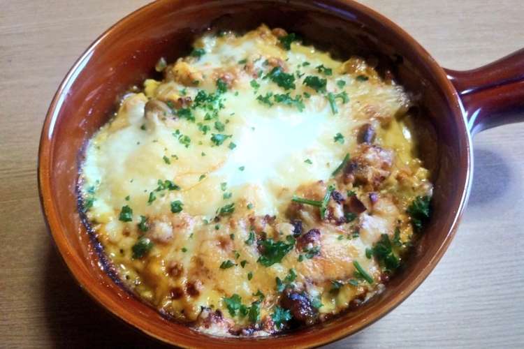 低糖質 豆腐のドライカレー風グラタン レシピ 作り方 By 実音タロウ クックパッド 簡単おいしいみんなのレシピが355万品