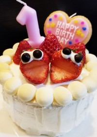 離乳食☆一歳の誕生日ケーキ☆