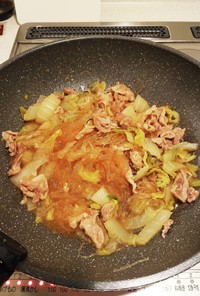 豚ひき肉と白菜の酸辣湯風炒め