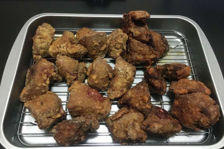 鉄分足りない人 豚レバーの唐揚げ レシピ 作り方 By 嶋村敦子 嶋村吉洋 クックパッド 簡単おいしいみんなのレシピが366万品