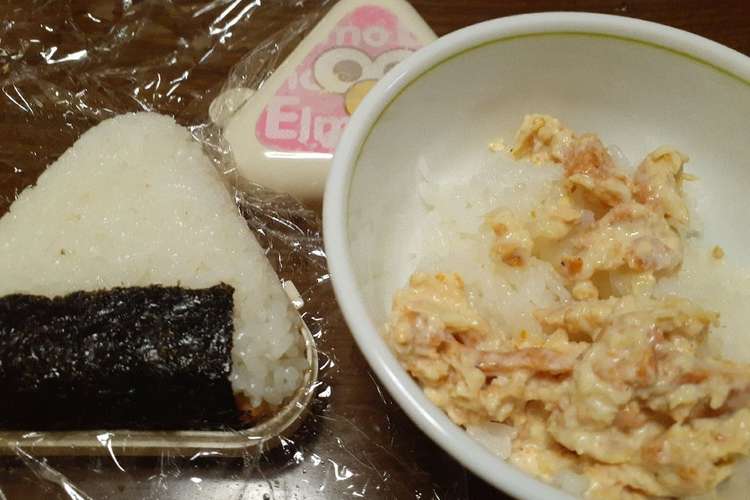 サラダチキンマヨご飯 レシピ 作り方 By あきつま 杏花 クックパッド