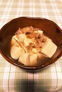 簡単、高野豆腐の煮物