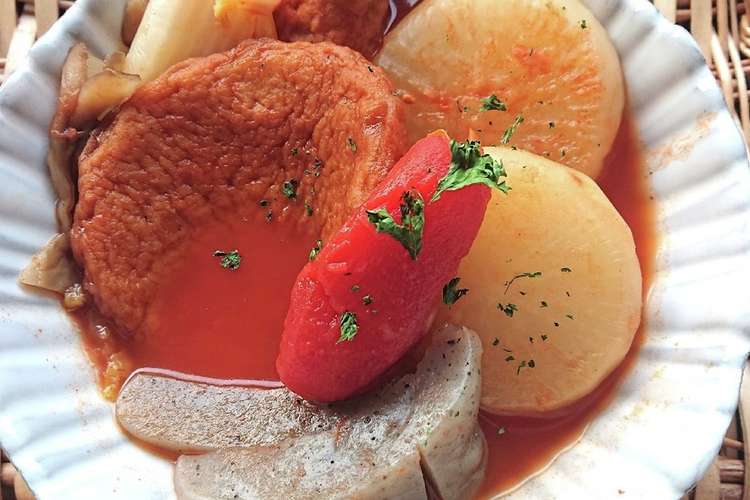 ホールトマトイタリアンおでん ダイエット レシピ 作り方 By おなかがぺこりん クックパッド 簡単おいしいみんなのレシピが352万品
