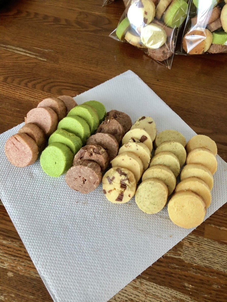バレンタインに6種類のディアマンクッキーの画像