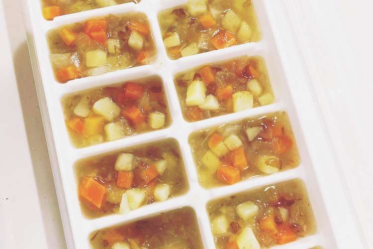圧力鍋で楽ちん 角切り野菜の離乳食 レシピ 作り方 By Kaoringod クックパッド 簡単おいしいみんなのレシピが359万品