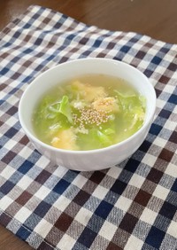 ふんわり卵の中華スープ♡