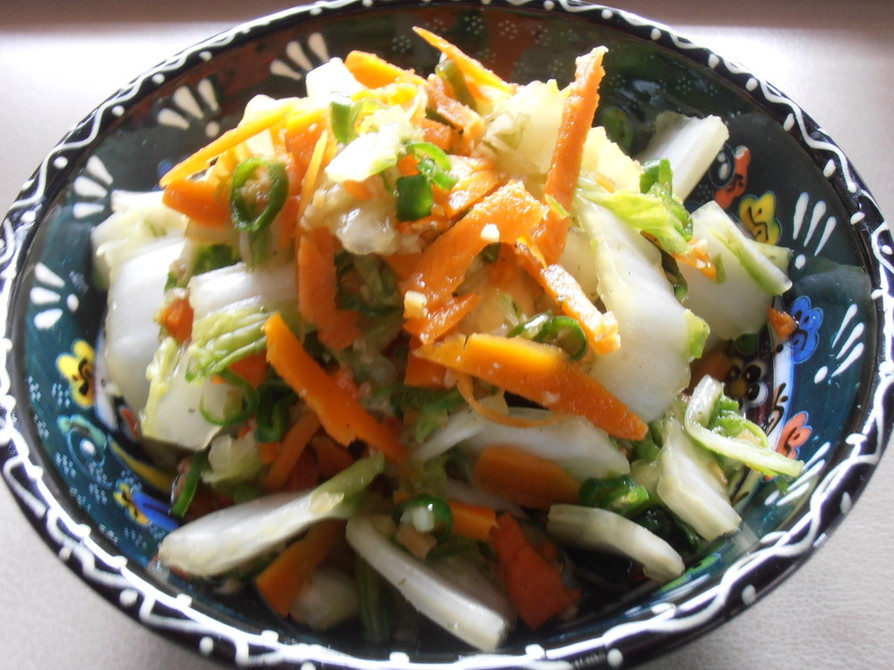 粉末野菜ストックで簡単　白菜の漬物の画像