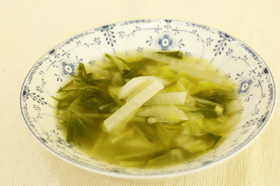 冬野菜のスープの写真